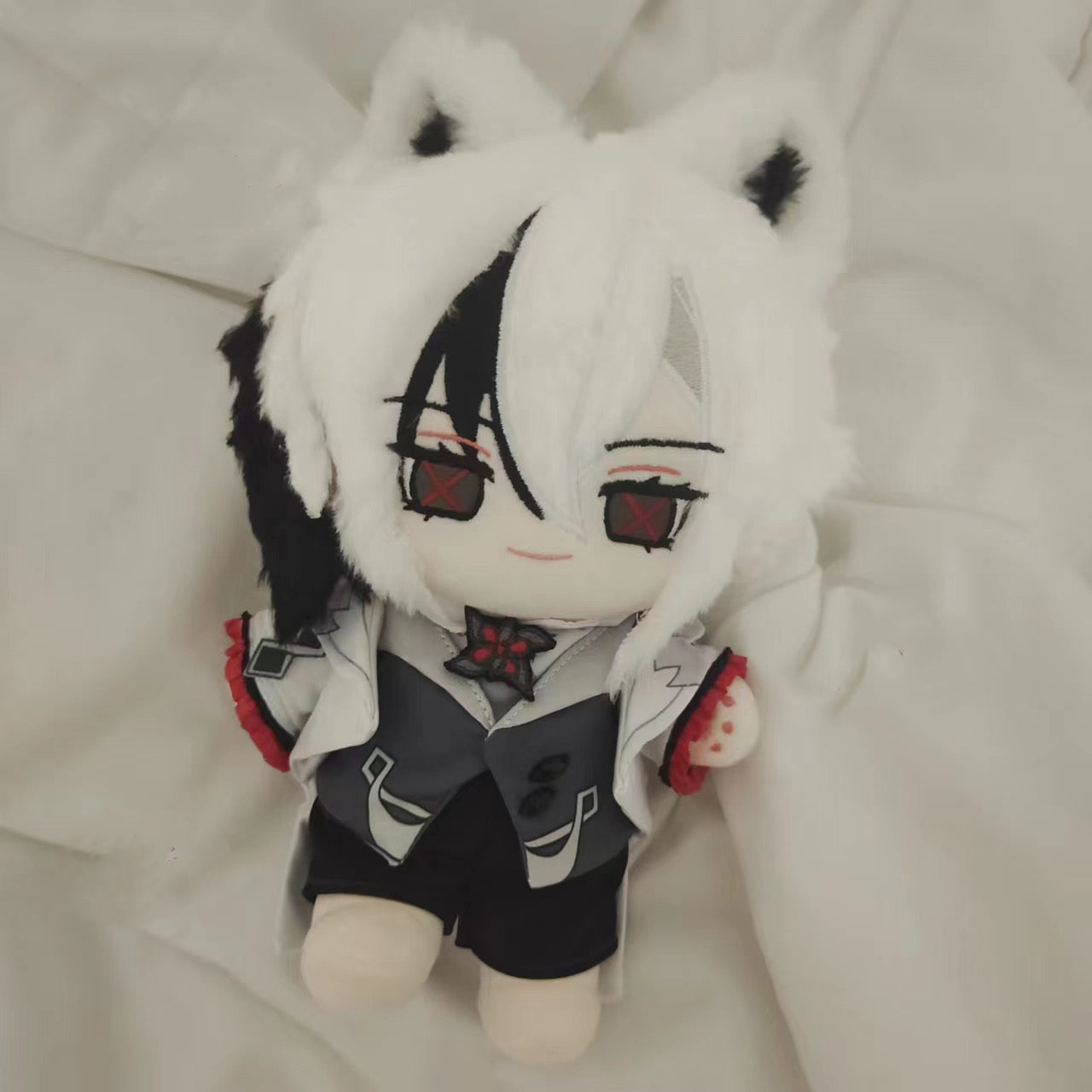 Genshin Impact Arlecchino Plush Doll 20CM Cotton Premium Anime Stuffed Toy