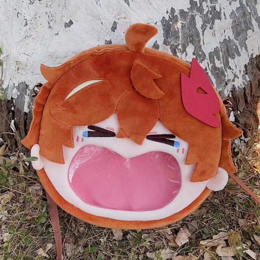 Genshin Impact Childe Bag Crossbody Backpack Anime Kawaii Purse