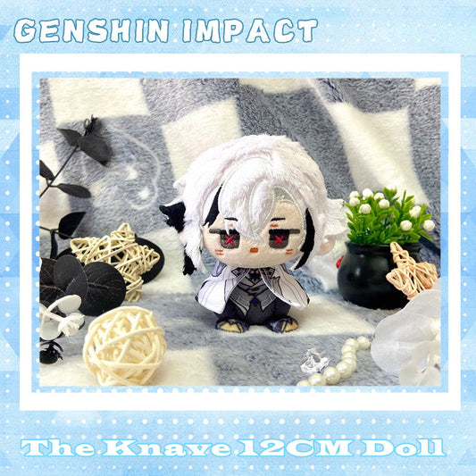 Genshin Impact Arlecchino Plush Doll 12CM Cotton Anime Stuffed Toy