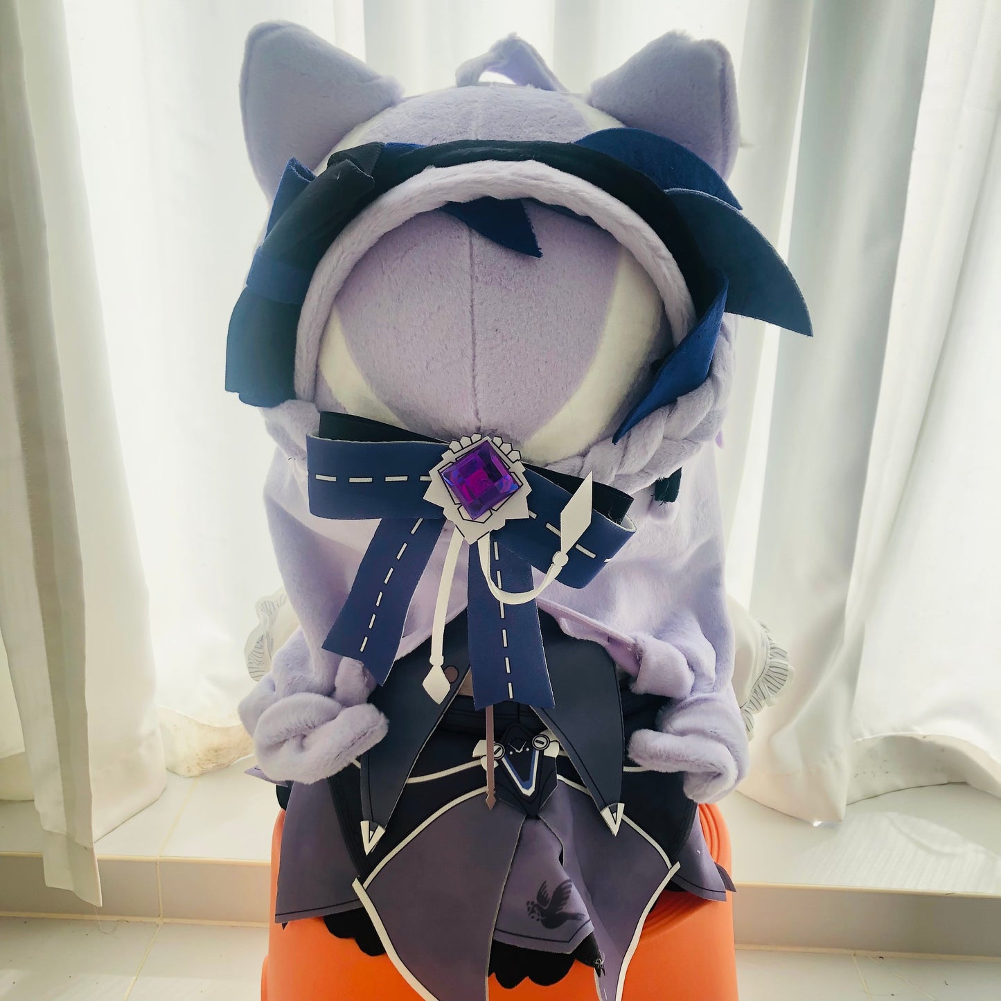 Zenless Zone Zero/ZZZ Plushies Vivian Big Eyes Plush Doll 40CM With Removable Cat Ears