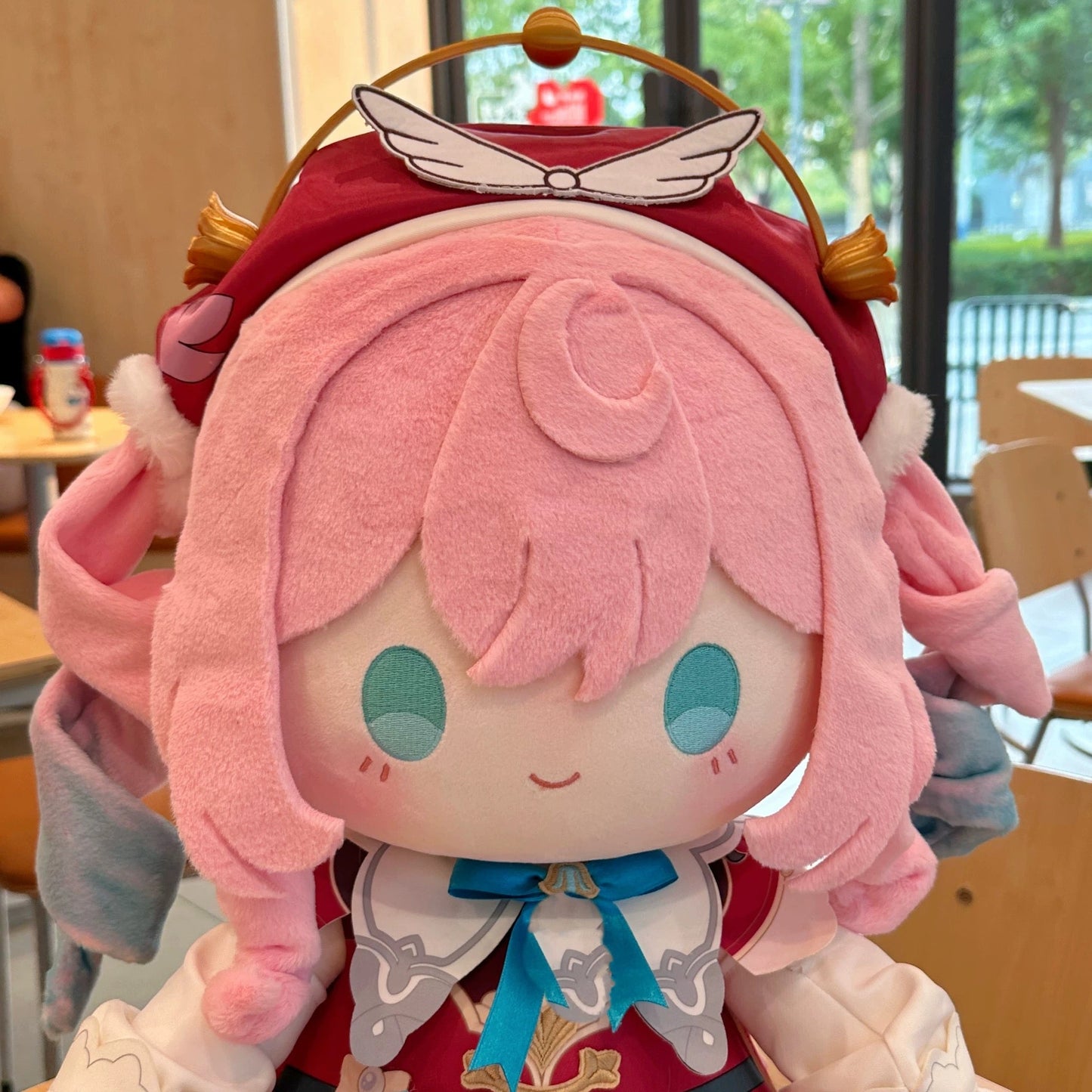 Honkai Star Rail Hyacine Staring Eyes Plush Doll 40CM with Clothes | HSR Merch