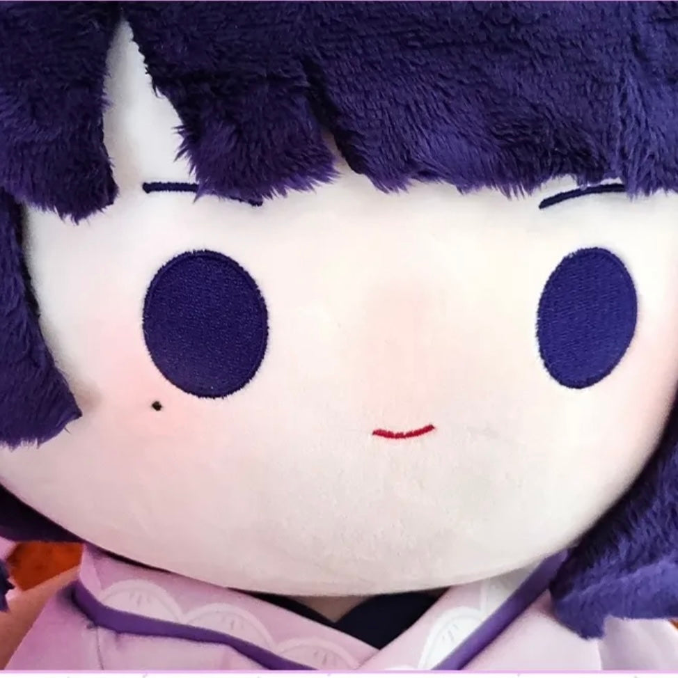 Raiden Shogun Plush Doll Genshin Impact Stuffed Toy Baal Ei 40CM Cotton Anime Figure Gift