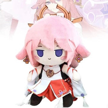 Genshin Impact Fanmade Yae Miko Plush Doll 23CM