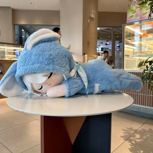 Genshin Impact Fanmade Plushies Furina Sleeping Plush Doll 60CM