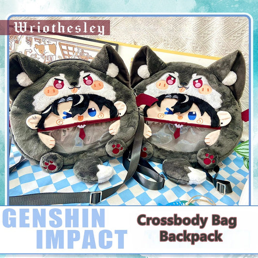 Game Genshin Impact Wriothesley Crossbody Bag Backpack