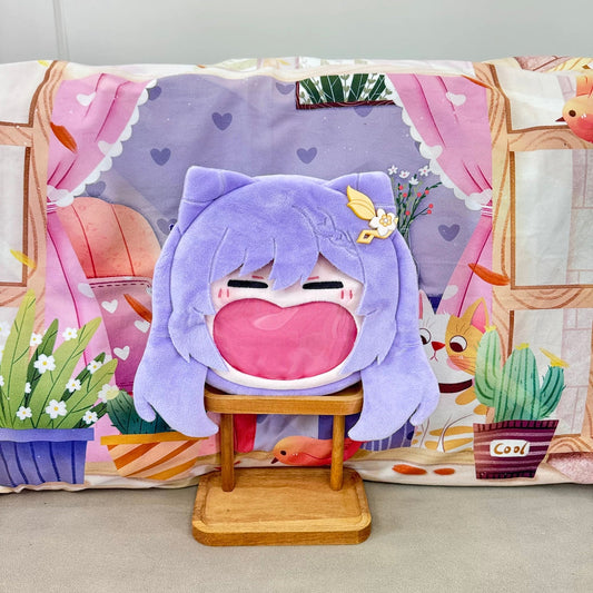 Genshin Impact Bag Keqing – Anime Crossbody Bag Backpack Cotton PVC Fan Merch