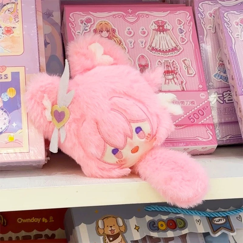 Plush Doll Ball Elysia Honkai Impact 3 Staring Eyes Round Stuffed Toy 15CM