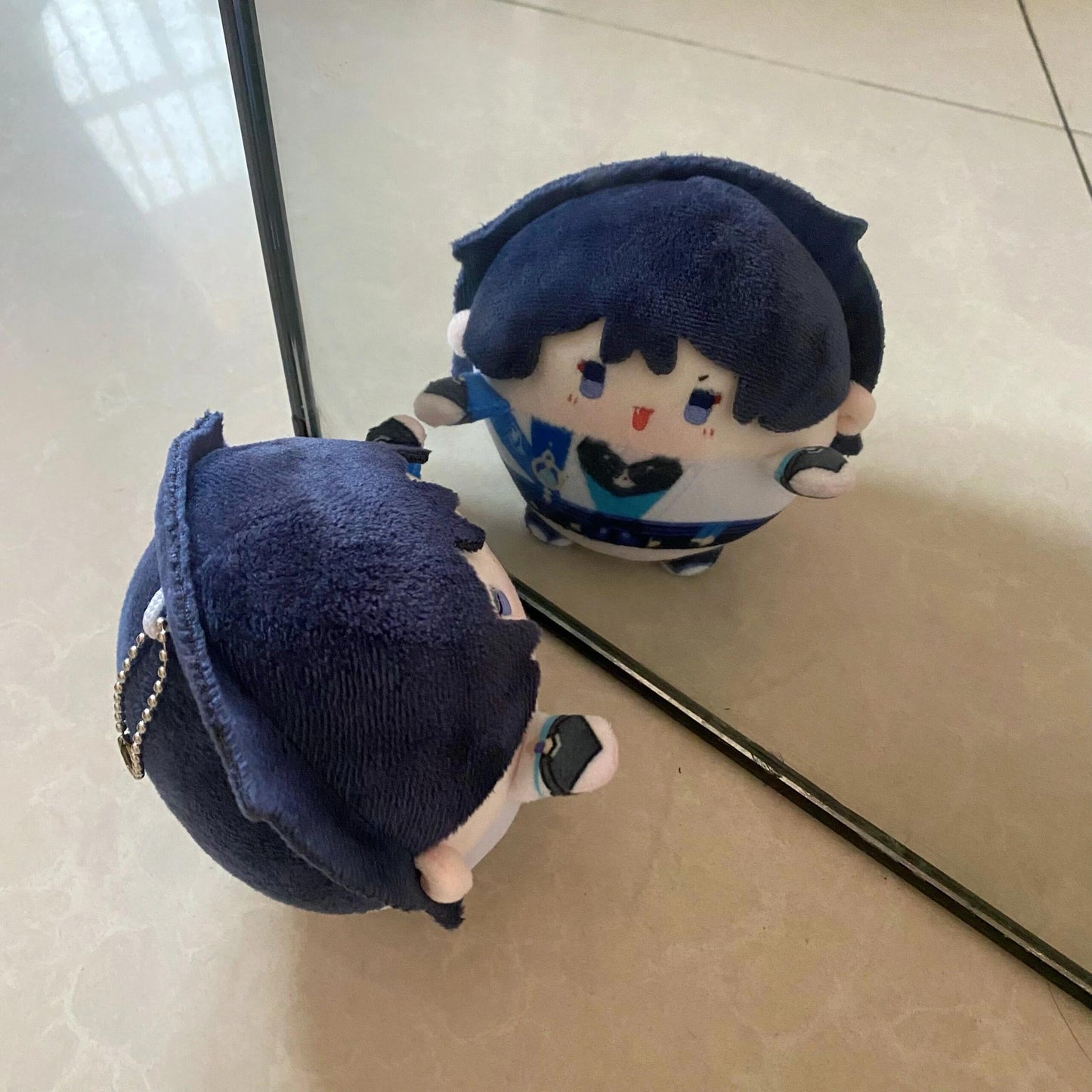 Plush Ball Doll Genshin Impact Wanderer Scaramouche Cotton Stuffed Anime Collectible Gift 12cm 30cm