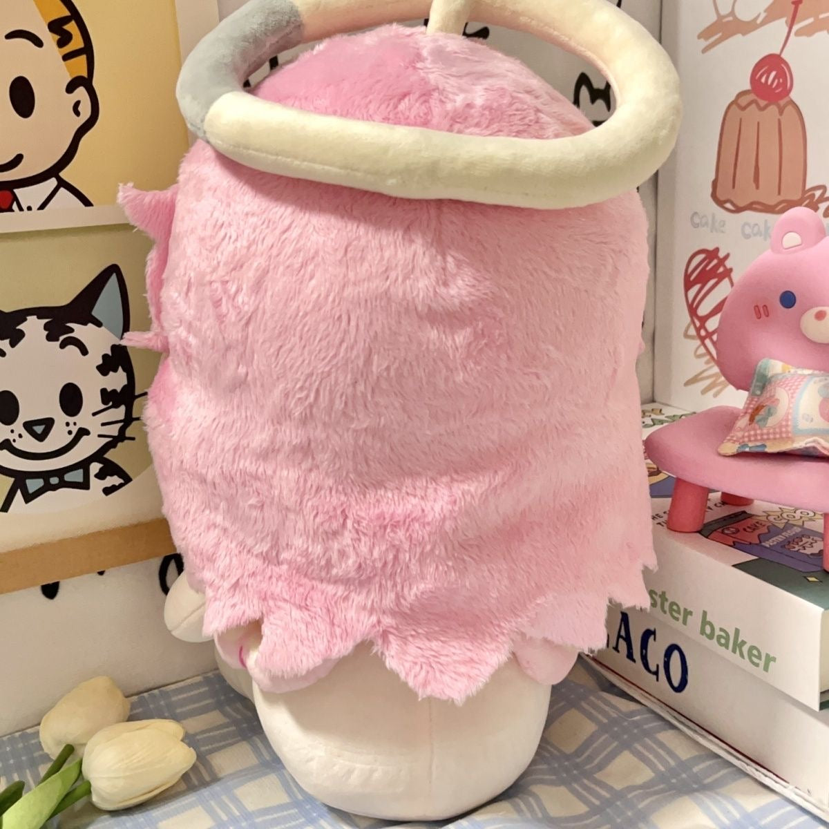 Plush Doll Elf Elysia Honkai Star Rail Cotton Stuffed Toy with Clothes 30CM