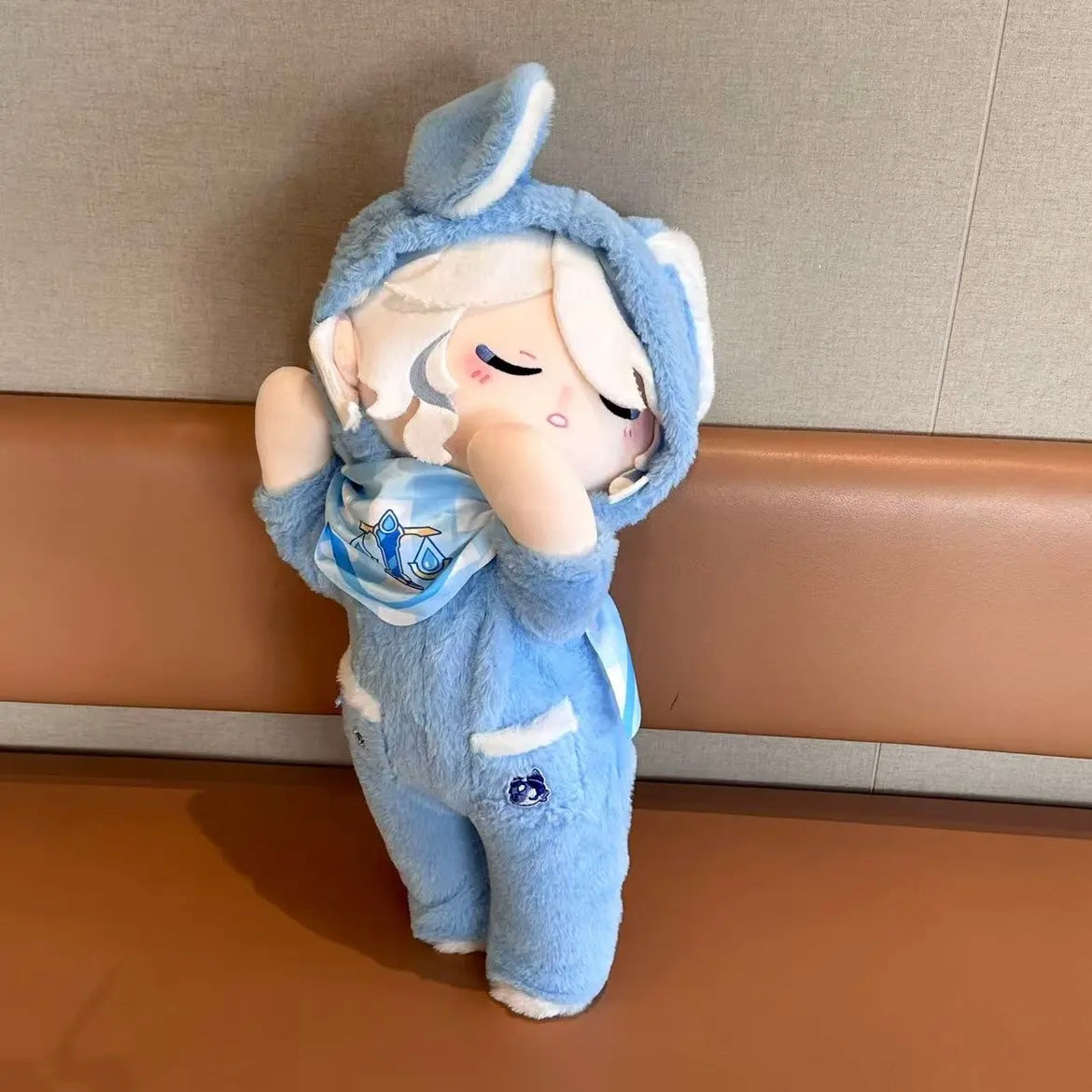 Genshin Impact Furina Sleeping Plush Doll Plushie 60CM Full Set Cotton Stuffed Toy Anime Gift