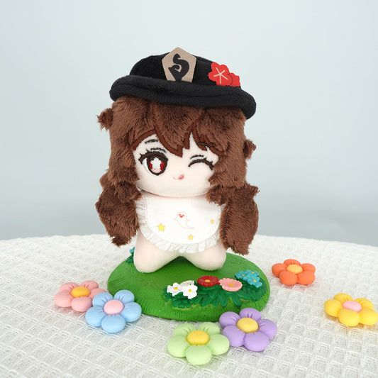 Genshin Impact Fanart Plushie Hutao Cute Plush Doll 12 CM
