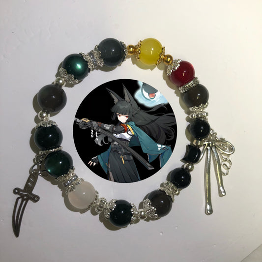 Zenless Zone Zero ZZZ Miyabi Inspired Round Bracelet