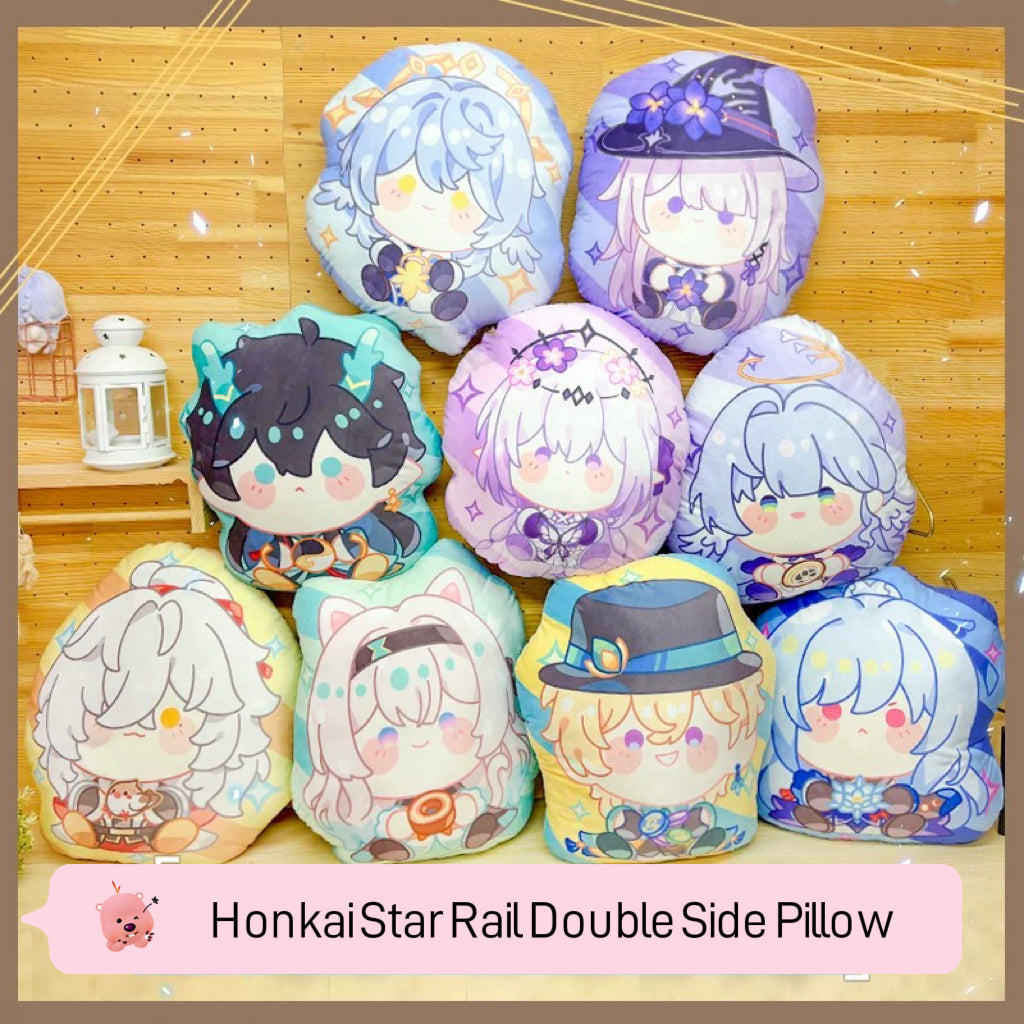 Honkai: Star Rail Characters Double Side Pillow Plush Doll 38CM