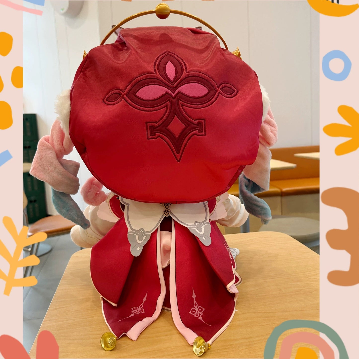 Honkai Star Rail Hyacine Staring Eyes Plush Doll 40CM with Clothes | HSR Merch