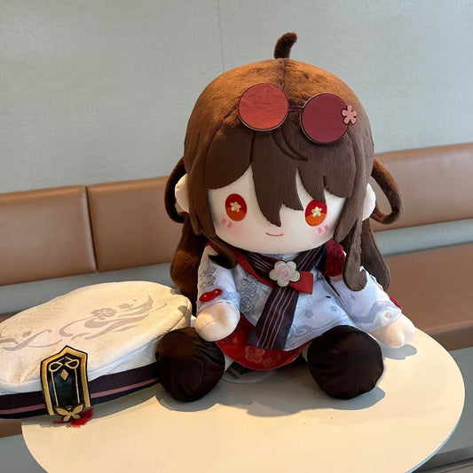 Genshin Impact Plush Hu Tao Cherries Snow-Laden Skin Plushie 40CM Stuffed Doll
