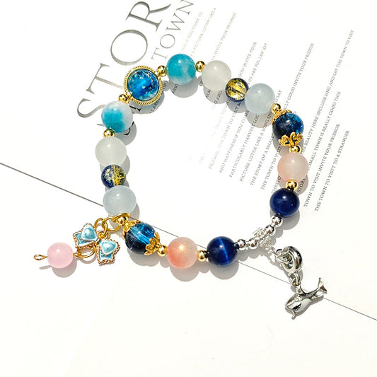 Genshin Impact Bracelet Mualani Inspired – Adjustable Anime Jewelry Fan Merch Accessory