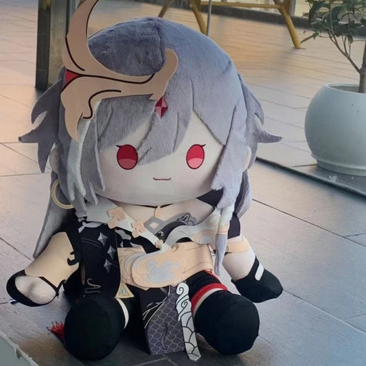 Plush Doll Fuhua Honkai Impact 3 Herrscher of Sentience Staring Eyes Stuffed Toy 40CM