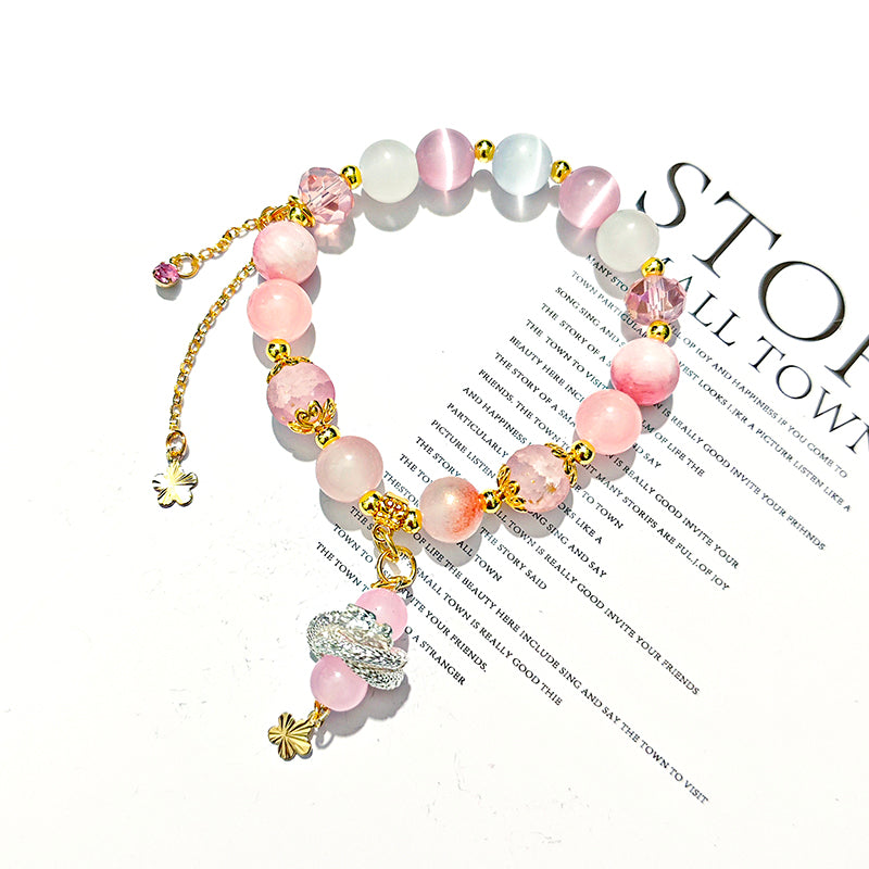 Game Wuthering Waves Jinhsi Peach Blossom Inspired Bracelet