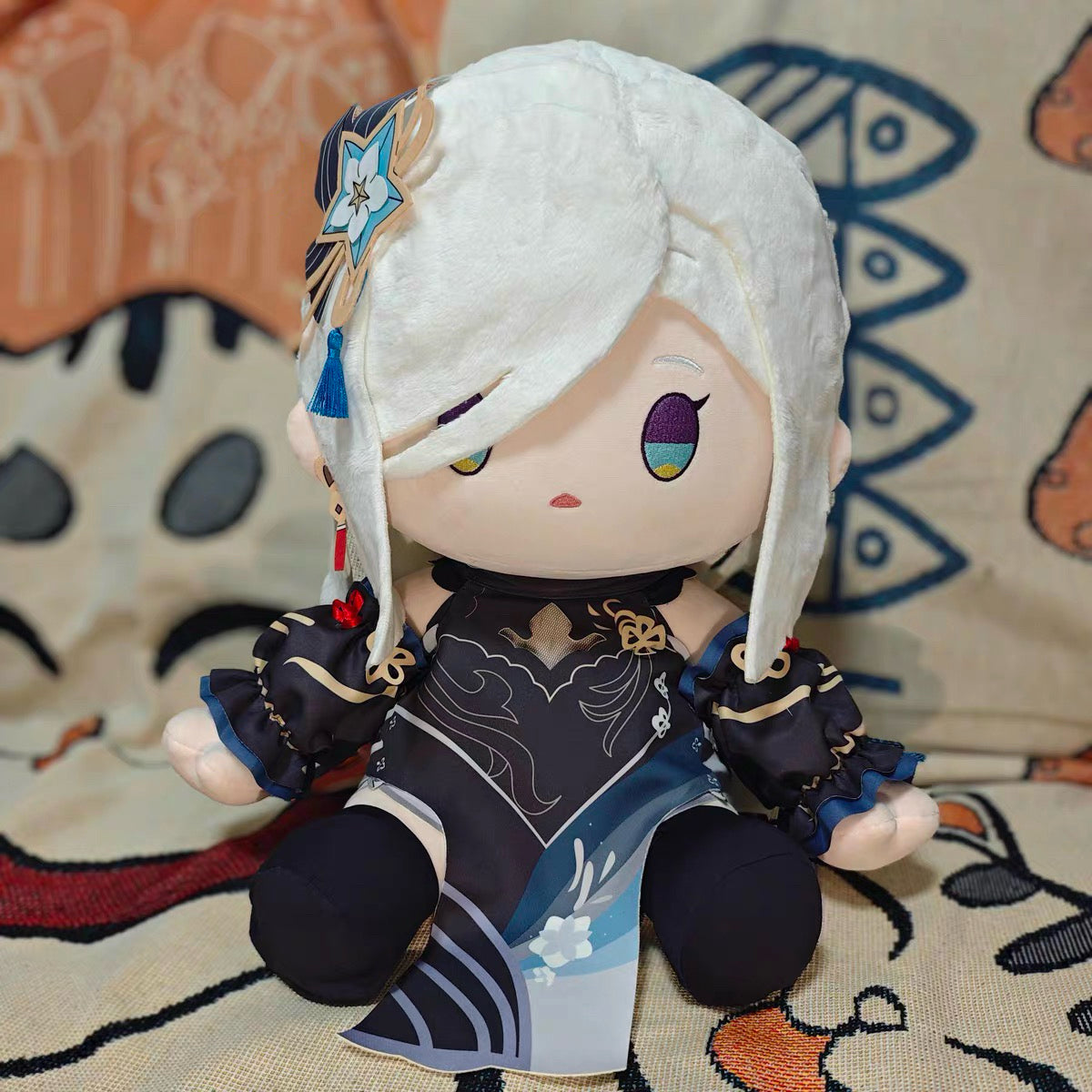 Genshin Impact Plush Shenhe Skin Plushie 40CM Stuffed Doll Anime Figure Toy