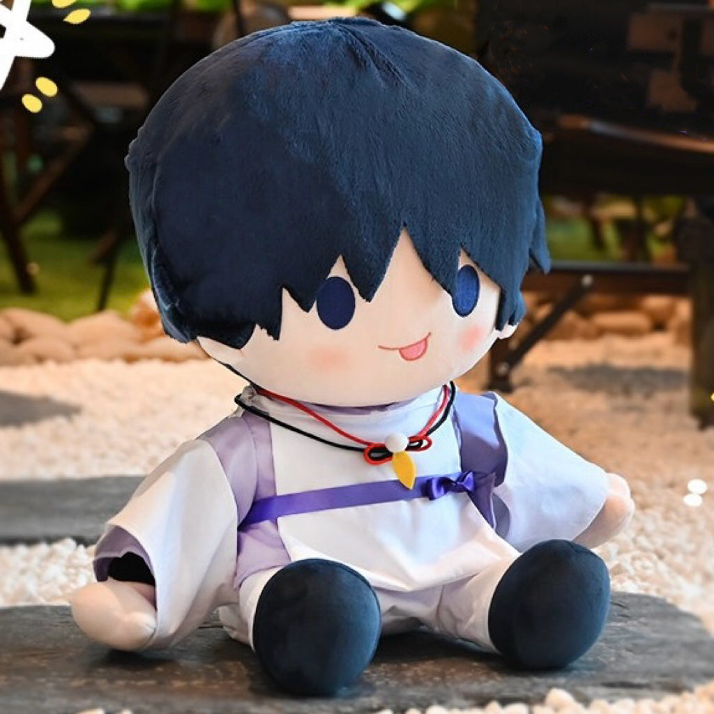 Genshin Impact plushie Scaramouche Wanderer Kabukimono Staring Eyes Plush Doll 40CM