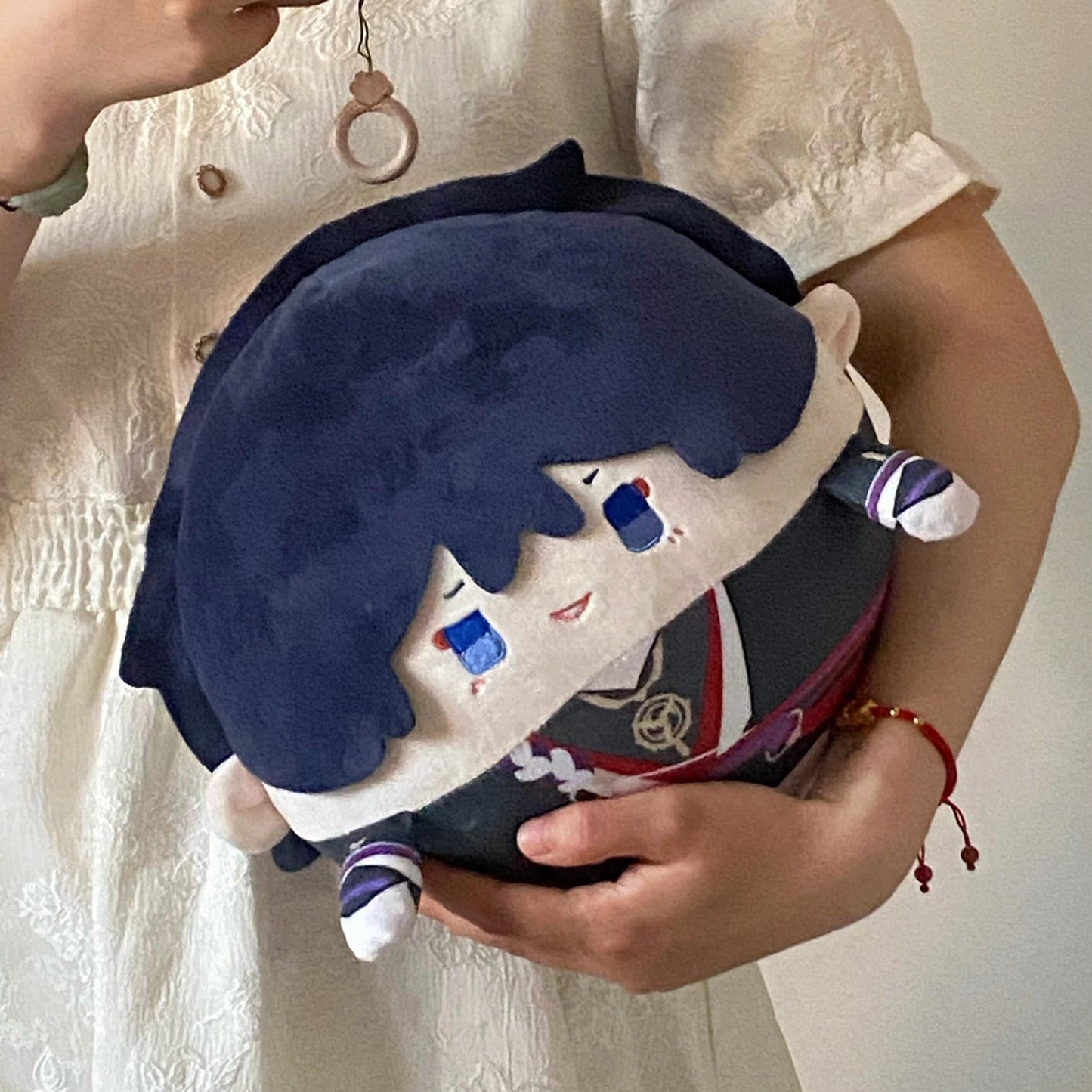Plush Ball Doll Genshin Impact Wanderer Scaramouche Cotton Stuffed Anime Collectible Gift 12cm 30cm