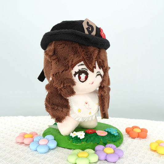 Genshin Impact Hu Tao Plush Doll Plushie 12CM Mini Cotton Stuffed Toy Anime Gift