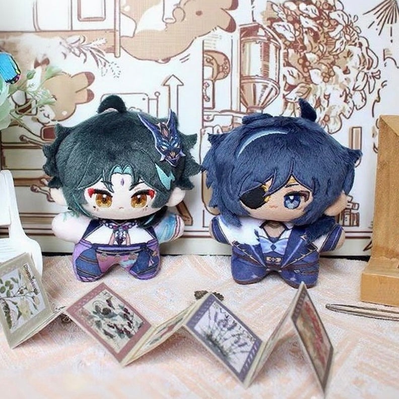 Plush Doll Genshin Impact Xiao Kaeya HX Style Cotton Stuffed Anime Collectible Gift Set 12cm