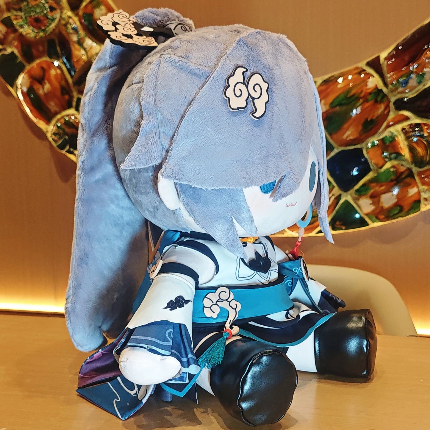 崩壊3rd：フーファ アズール エンピレア バトルスーツ 40CM 見つめる目 ぬいぐるみ