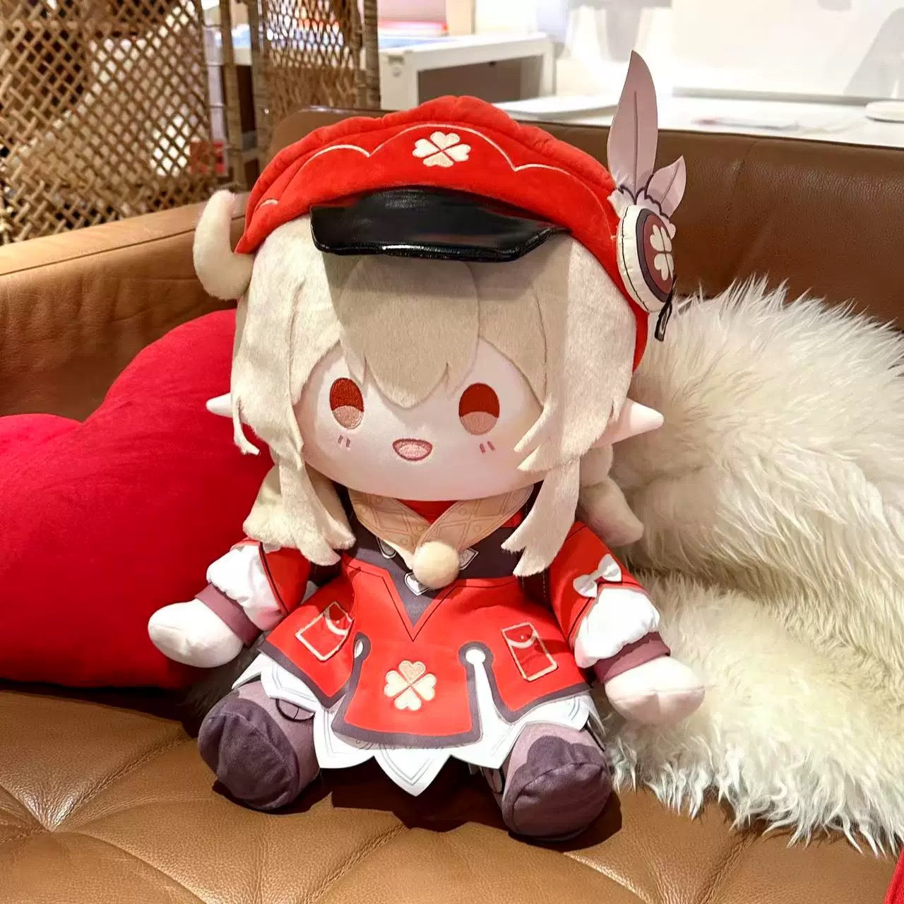 Genshin Impact Plush Klee Plushie 40CM Stuffed Doll Anime Figure Toy
