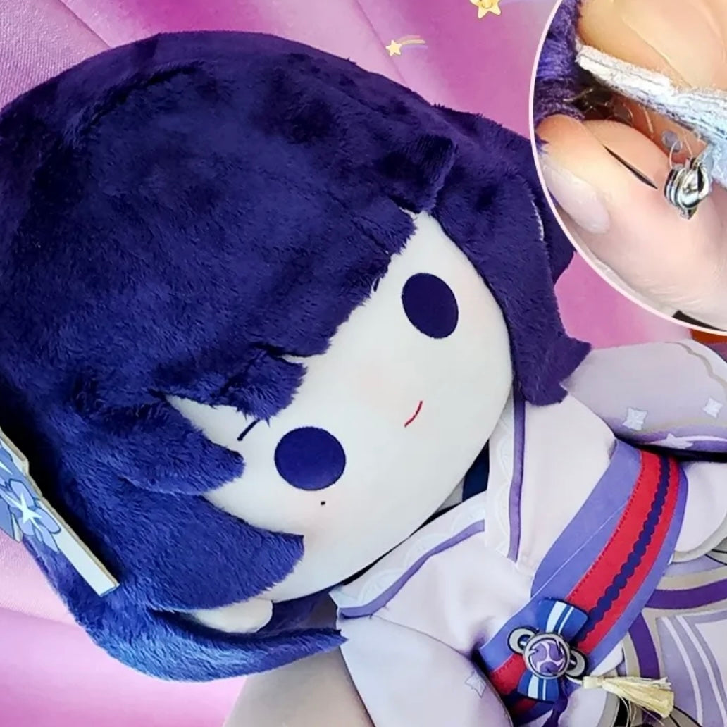 Raiden Shogun Plush Doll Genshin Impact Stuffed Toy Baal Ei 40CM Cotton Anime Figure Gift