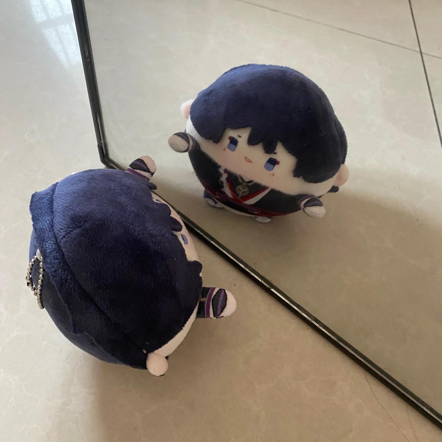 Plush Ball Doll Genshin Impact Wanderer Scaramouche Cotton Stuffed Anime Collectible Gift 12cm 30cm