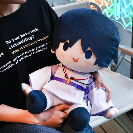 Genshin Impact plushie Scaramouche Wanderer Kabukimono Staring Eyes Plush Doll 40CM