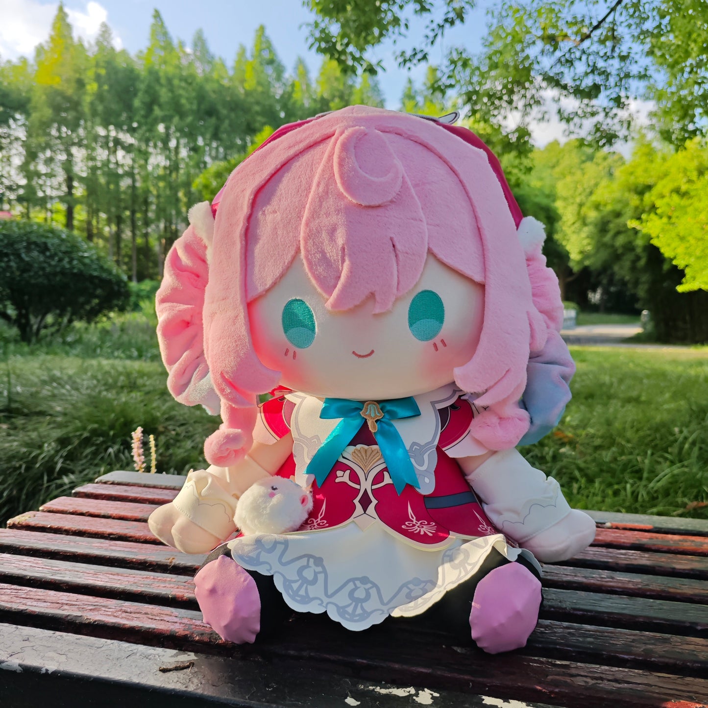 Honkai Star Rail Hyacine Staring Eyes Plush Doll 40CM with Clothes | HSR Merch