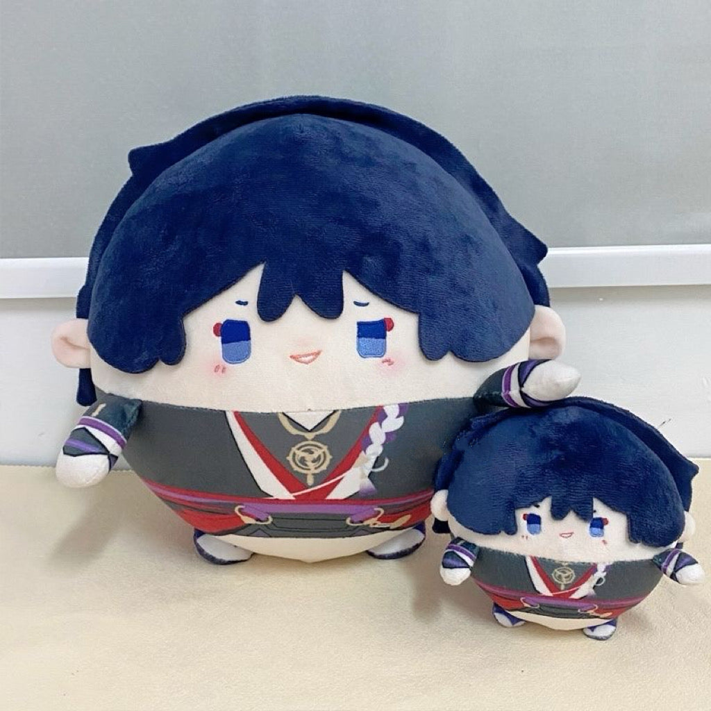 Plush Ball Doll Genshin Impact Wanderer Scaramouche Cotton Stuffed Anime Collectible Gift 12cm 30cm