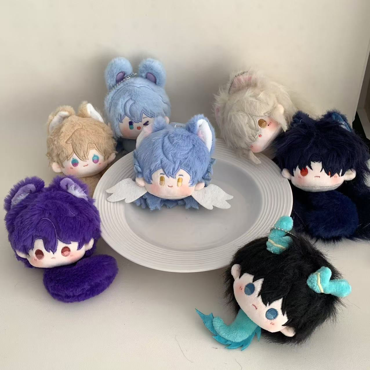 Honkai: Star Rail Plushie Jingyuan Blade Sunday Dr Ratio Boothill Robin Dan Heng • Imbibitor Lunae 12CM Plush Ball Doll