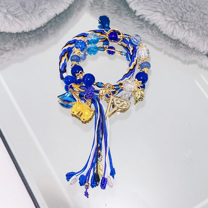 Honkai: Star Rail Dr. Ratio Handmade Bracelet – Adjustable Beaded Jewelry | HSR Merch (3 Styles)