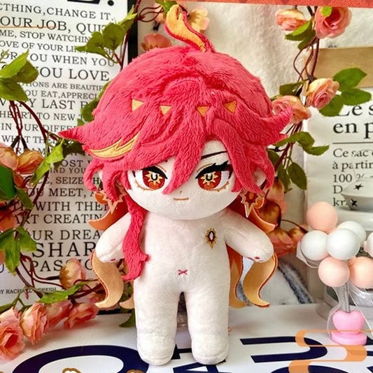 Genshin Impact Mavuika Plush Doll 20cm Stuffed Anime Figure