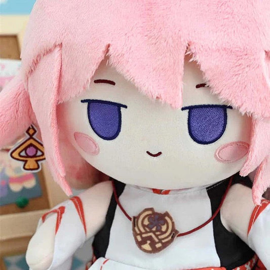 Genshin Impact Yae Miko Plush Doll 23CM Cotton Stuffed Toy