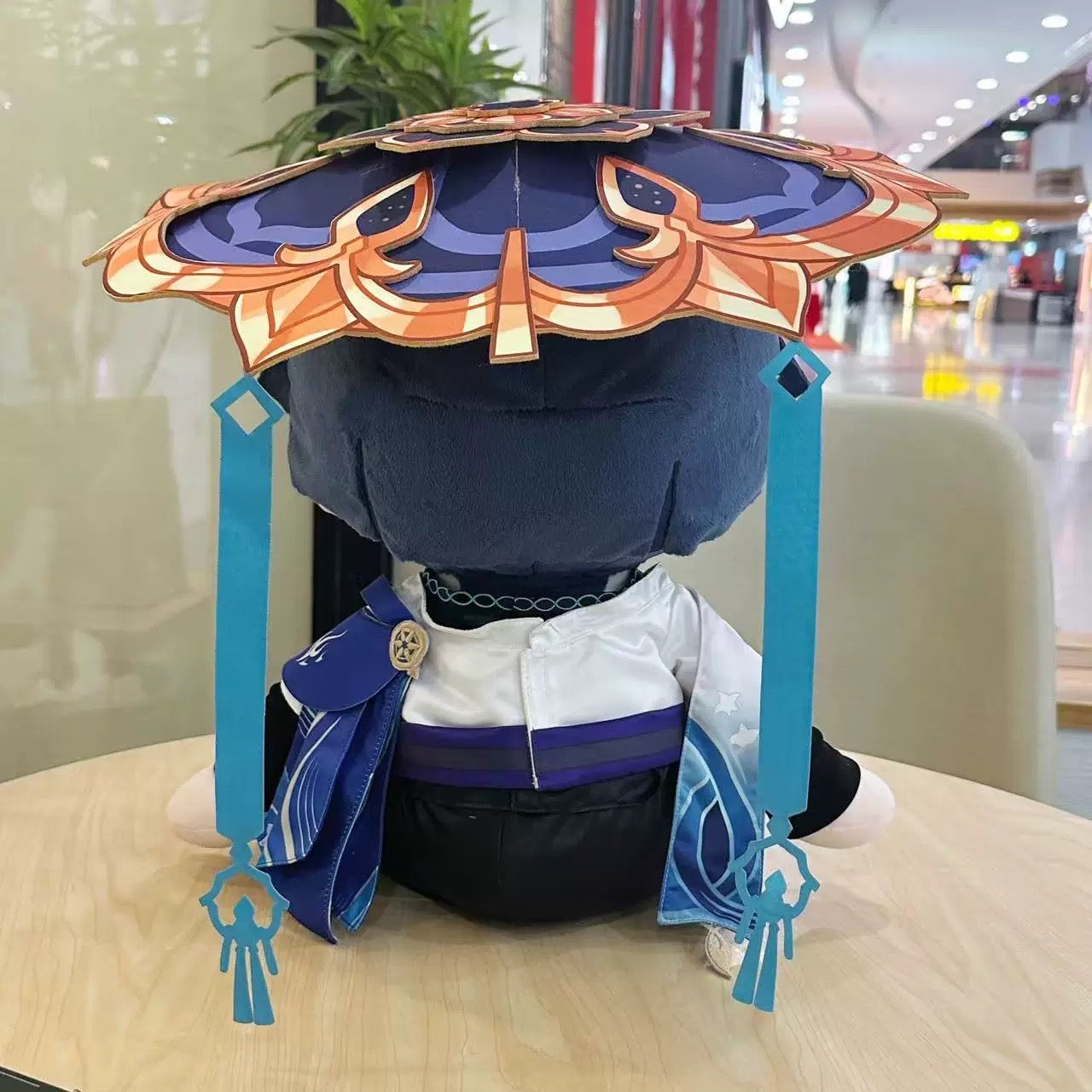 Genshin Impact plushie Scaramouche Wanderer Staring Eyes Plush Doll 40CM