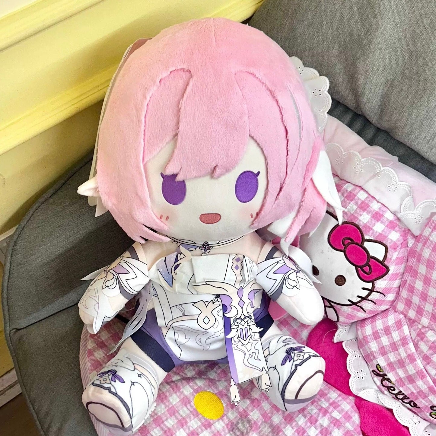 Honkai Impact 3 Elysia 40CM Staring Eyes Plush Doll