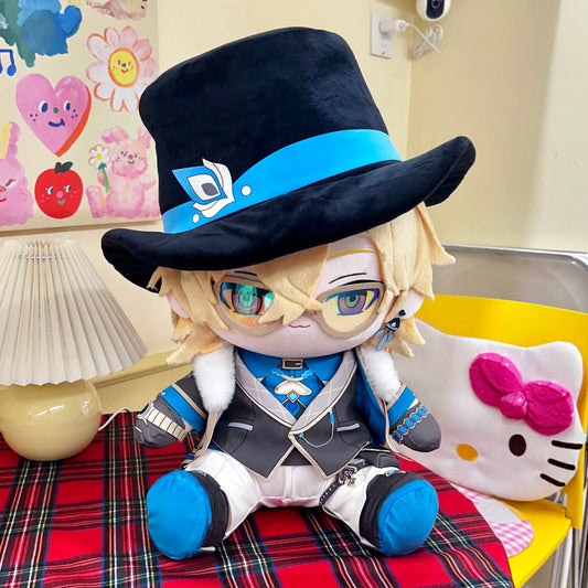 Honkai: Star Rail Plushies Cat Aventurine 40CM Plush Doll With Hat
