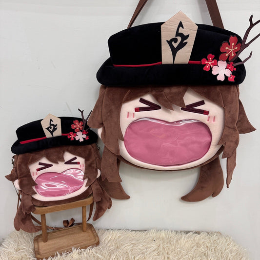 Genshin Impact Fanart Hutao Hu Tao クロスボディバッグ バックパック