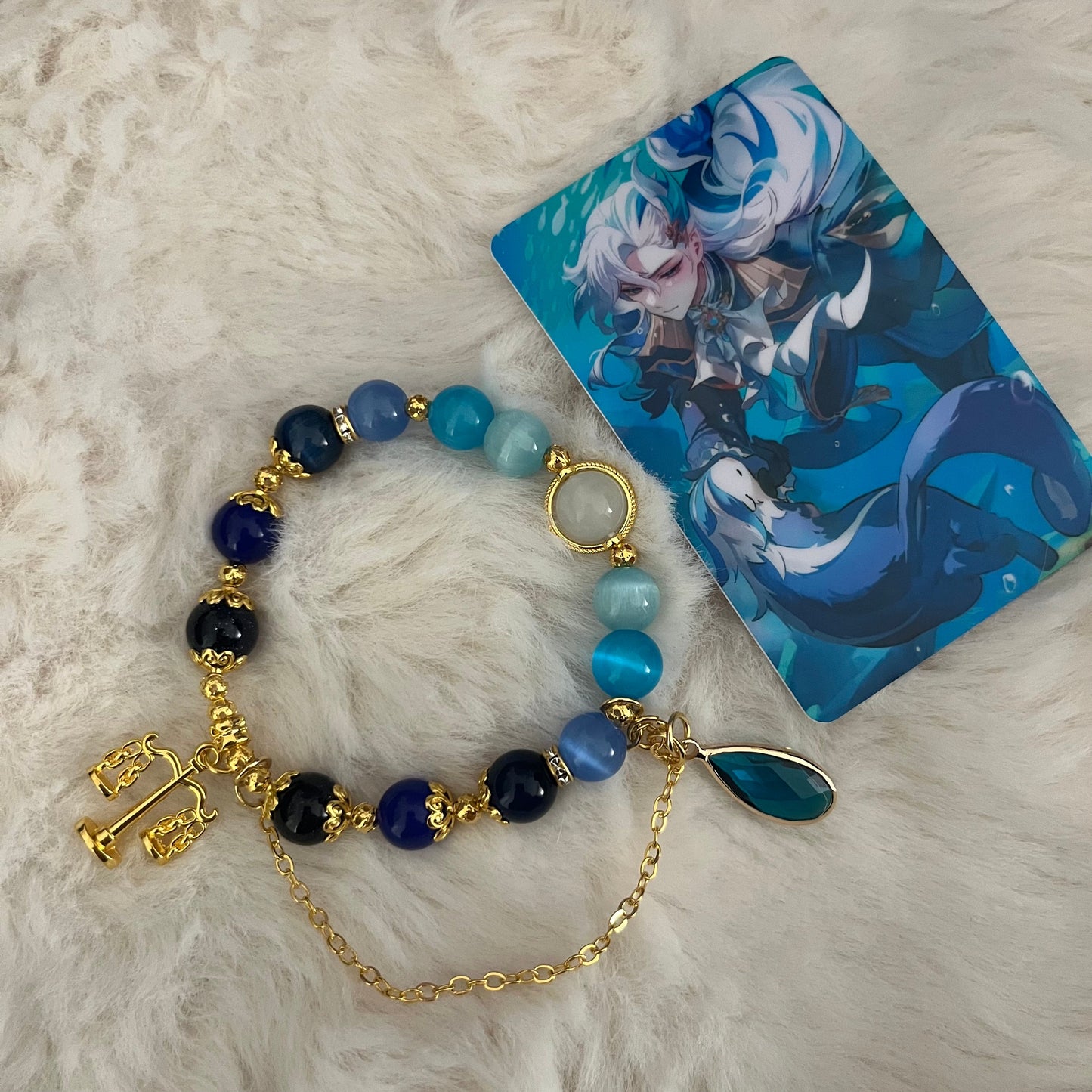 ゲーム「原神」フォンテーヌ・ヌーヴィレットブレスレット