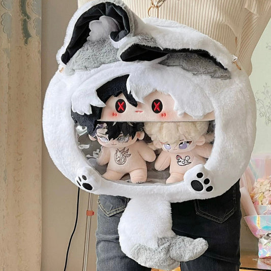 Genshin Impact Arlecchino Plush Bag Crossbody Backpack Cotton Anime Kawaii