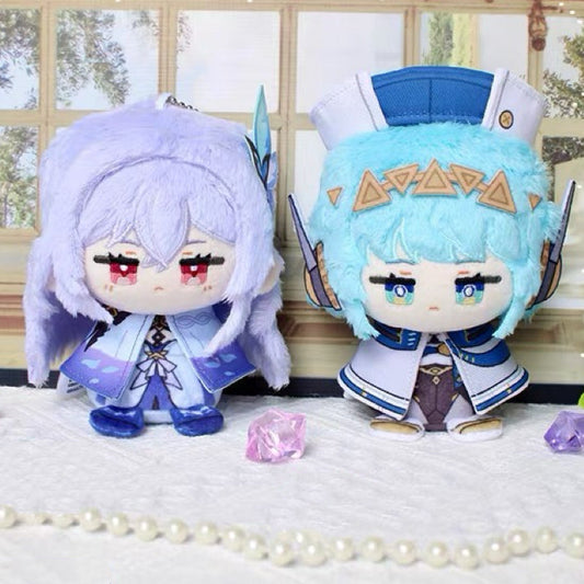 Skirk Ineffa Plush Doll Genshin Impact Cloak Stuffed Toy 12CM Cotton Anime Figure Gift