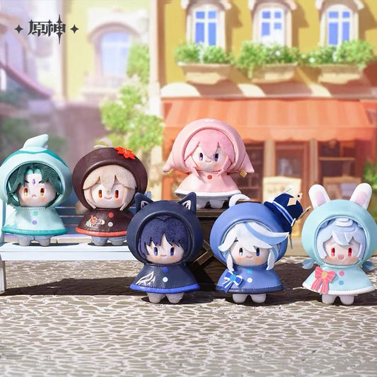 Drop Series: Genshin Impact Official Characters Play In The Rain Style Plush Doll 12CM