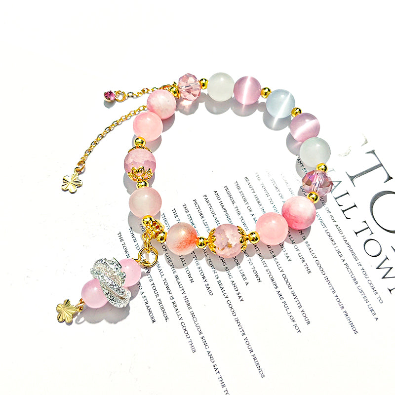 Game Wuthering Waves Jinhsi Peach Blossom Inspired Bracelet