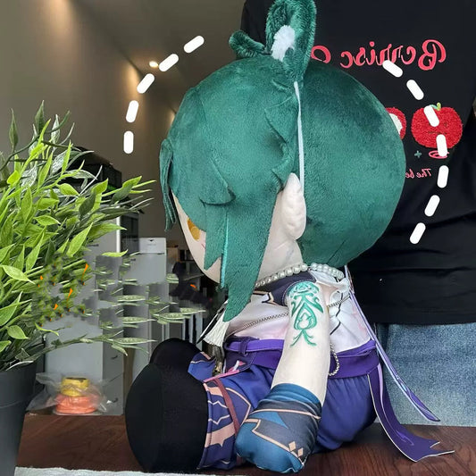 Plush Doll Genshin Impact Xiao Staring Eyes Cotton Stuffed Anime Collectible Gift Set 40cm