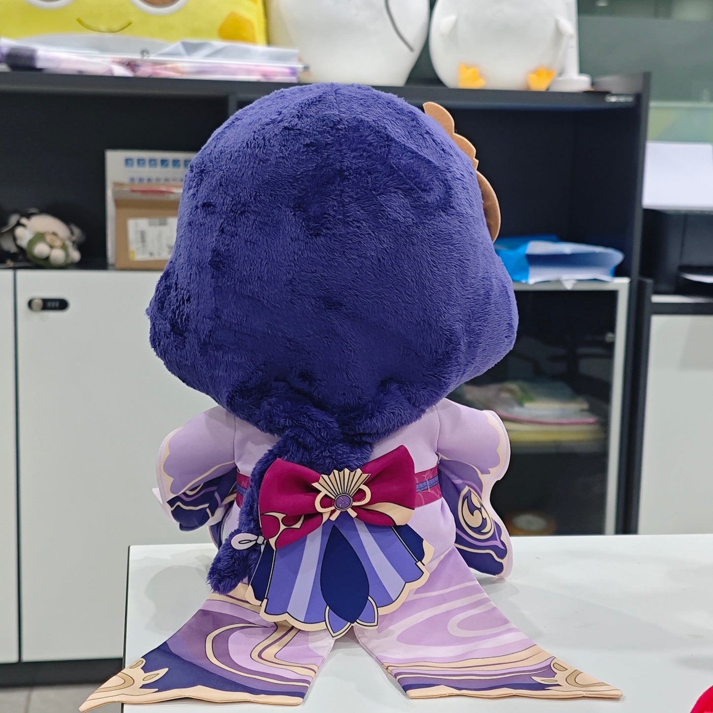 Plush Doll Genshin Impact Raiden Shogun Baal Cotton Stuffed Anime Collectible Gift Set 30cm