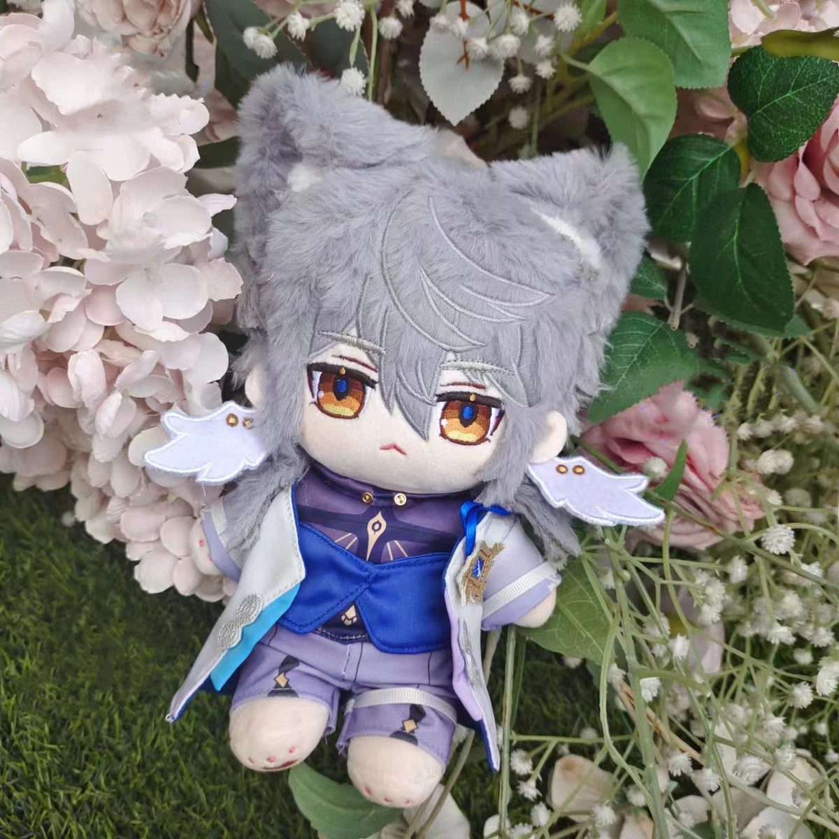 Staring-Eyes Cotton Character Plushie - Staring Cat Sunday Honkai: Star Rail 20cm - product gallery image 4